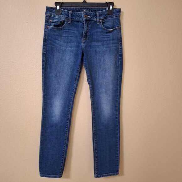 Lucky Brand Lolita Capri Jeans Womens Size 4/27 Medium Wash Denim Slim Fit Stret - Picture 1 of 10